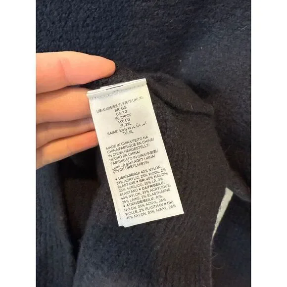 Daily Ritual Black Turtleneck Sweater Cozy Oversized Knit Pullover XL‎ - Picture 8 of 8